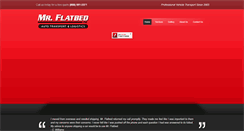 Desktop Screenshot of mrflatbedinc.com