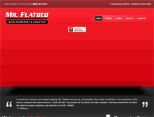 Tablet Screenshot of mrflatbedinc.com